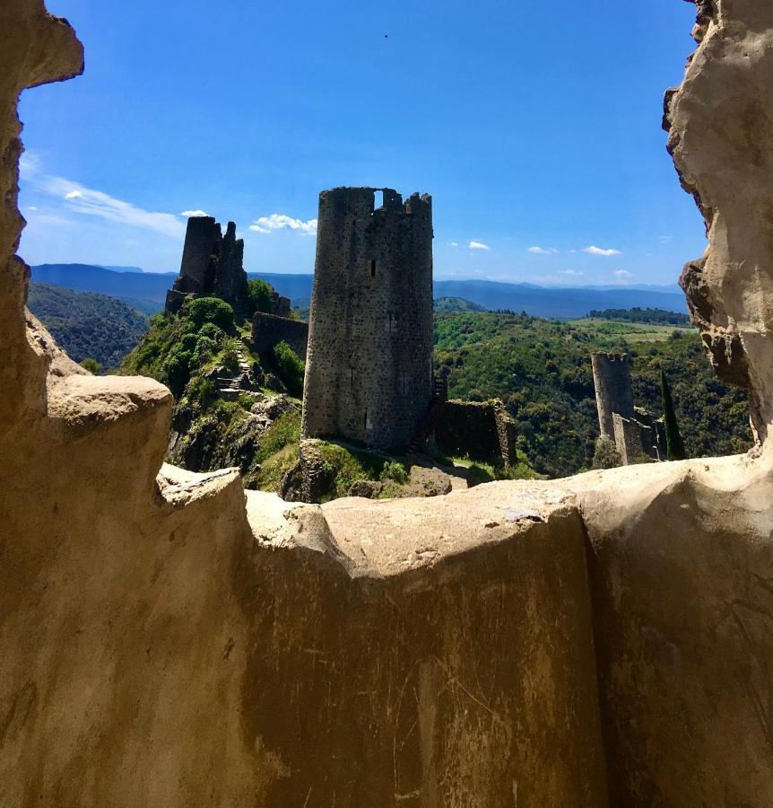 3 Star Surdespine Historic 4 Chateaux Lastours Air Conditioned المظهر الخارجي الصورة